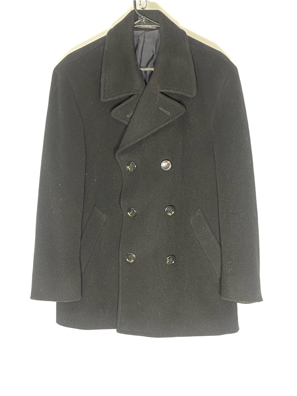 Cashmere Wool Chaps Peacoat